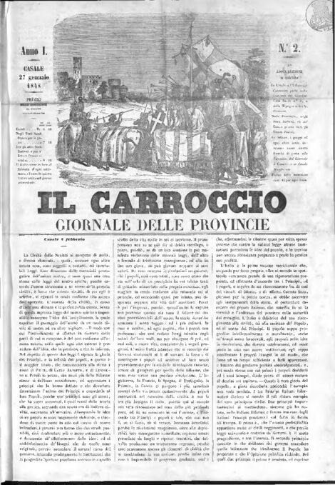 Il Carroccio - Edizione 2 del 27/01/1848